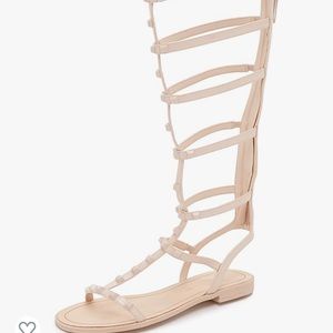 Rebecca Minkoff Gladiator Sandal Giselle Studded Blush Size 8.5